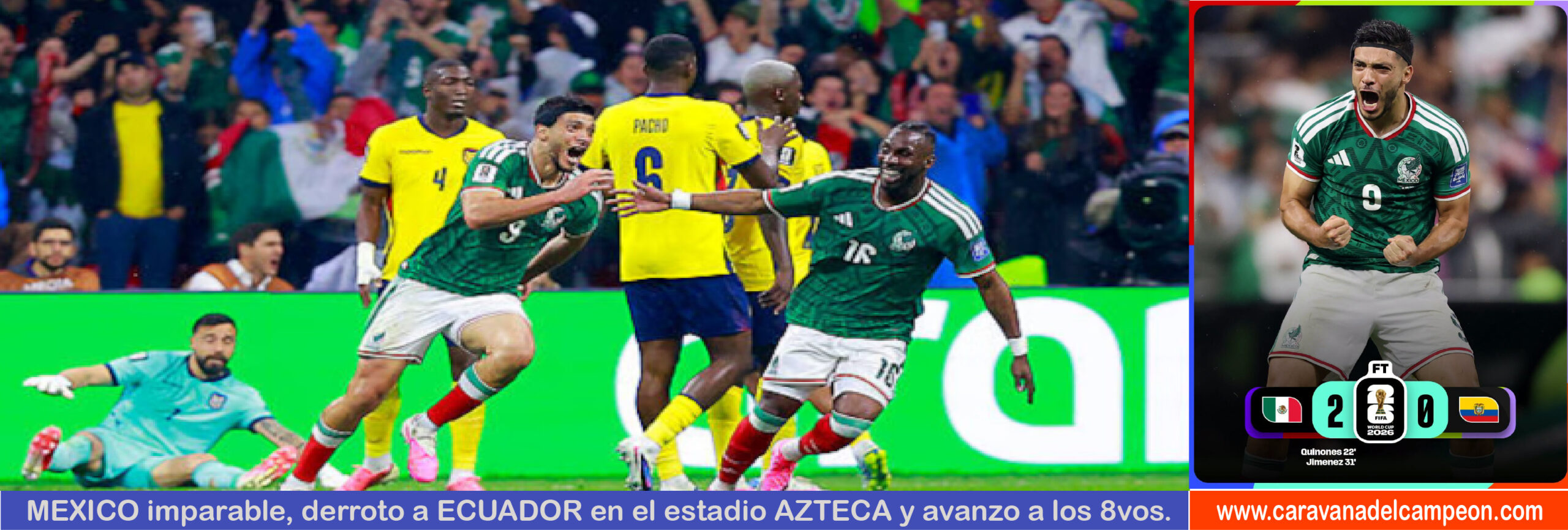 Ecuador VS Mèxico 32avos. de Final Copa Ecuador 2026