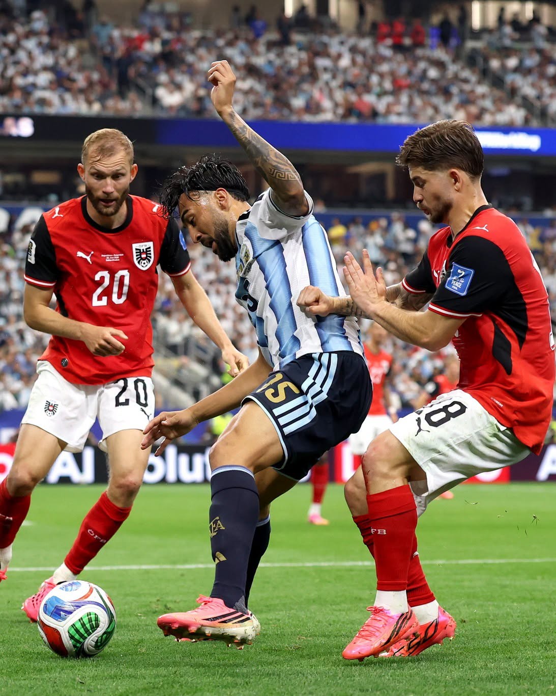 Austria VS Argentina 2da. Fecha Grupo J Copa Mundial 1