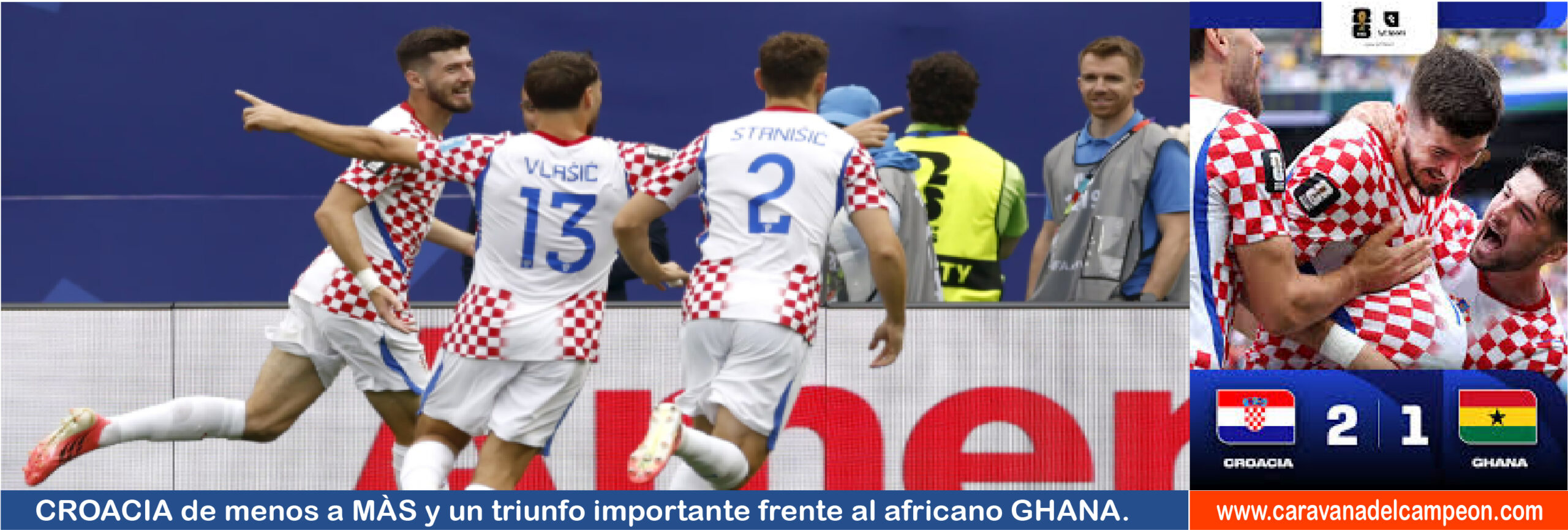 Croacia VS Ghana 3era. Fecha Grupo L Copa Mundial 2025