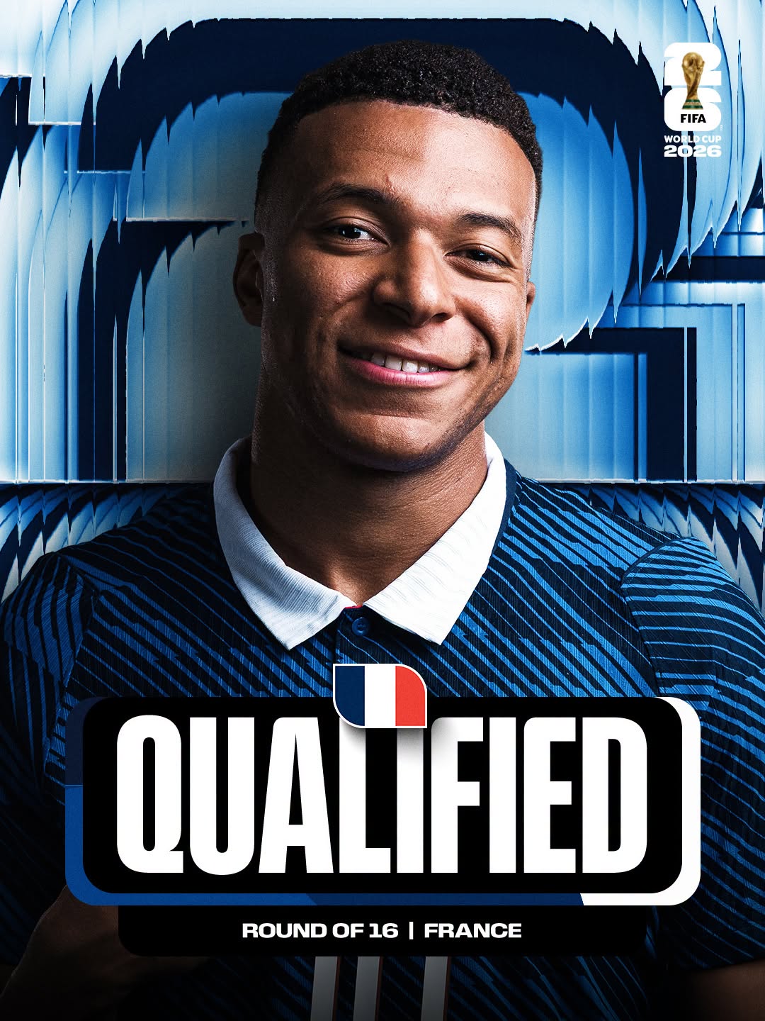 Francia Clasificado 32avos. de Final Copa Mundial 2026