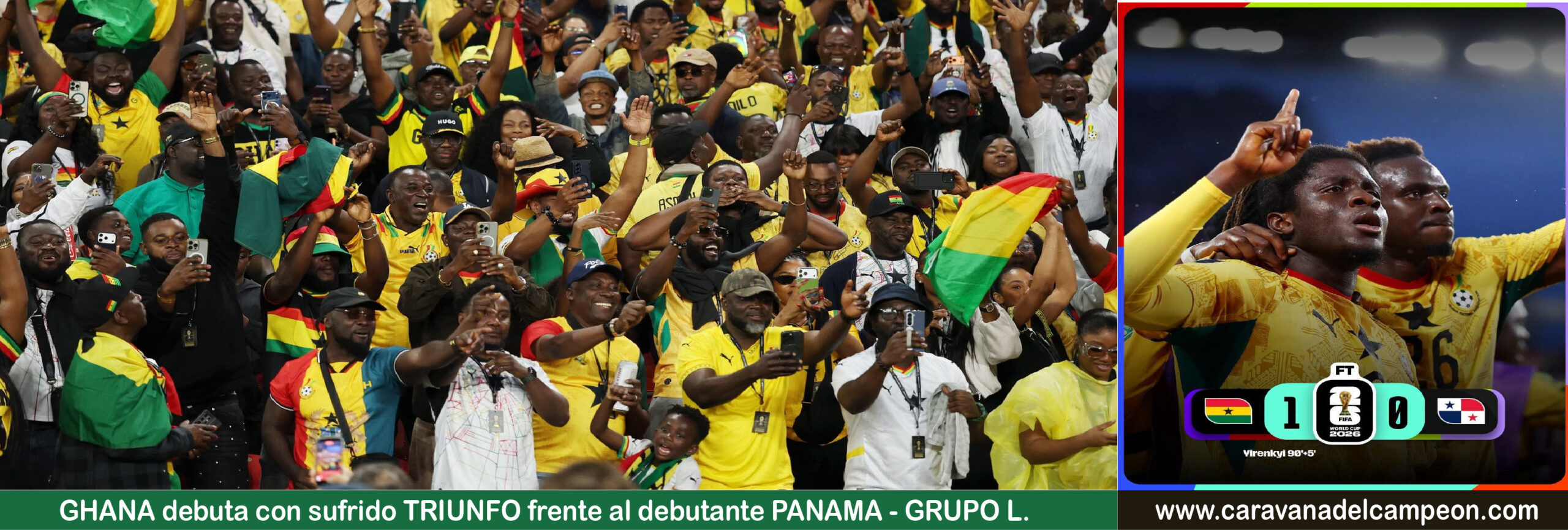 Ghana VS Panama Grupo L Copa Mundial 2025