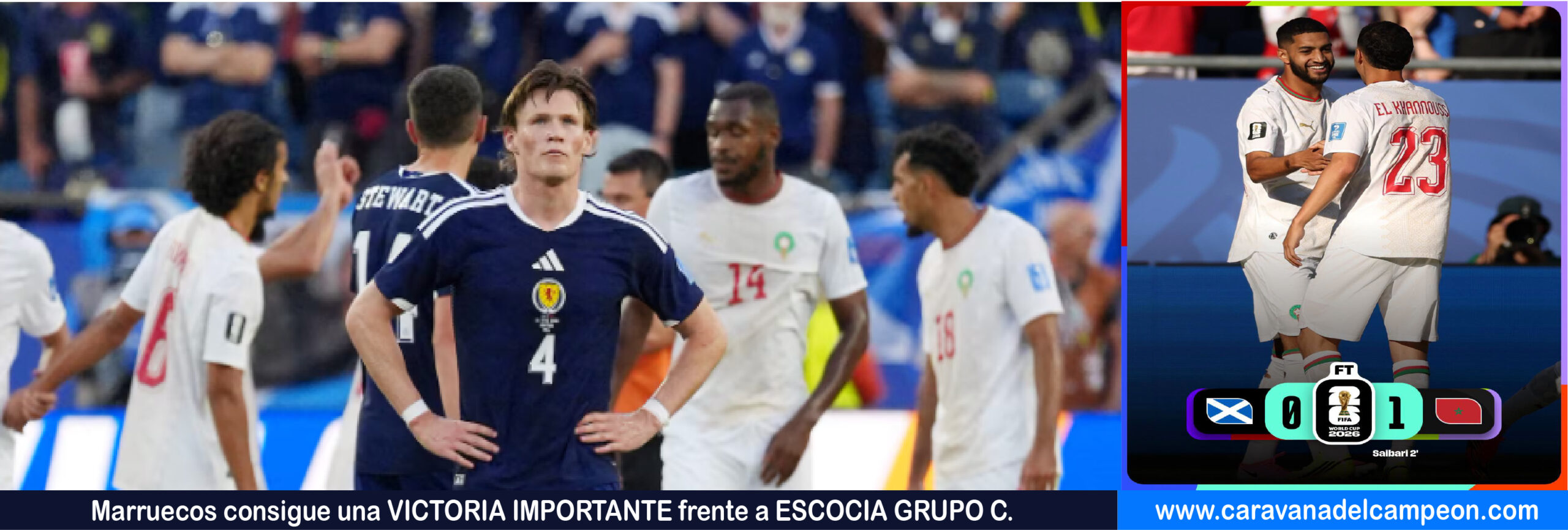 Haiti VS Escocia 2da. Fecha Grupo C Copa Mundial 2026