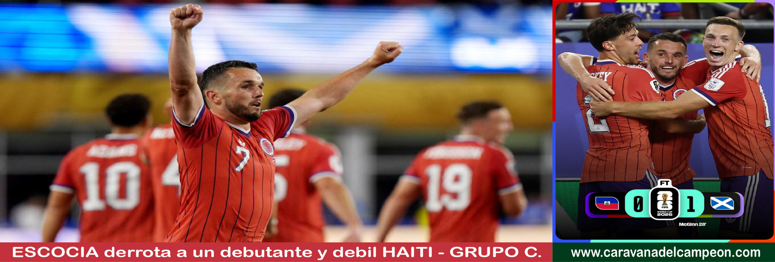 Haiti VS Escocia Grupo C Copa Mundial 2026