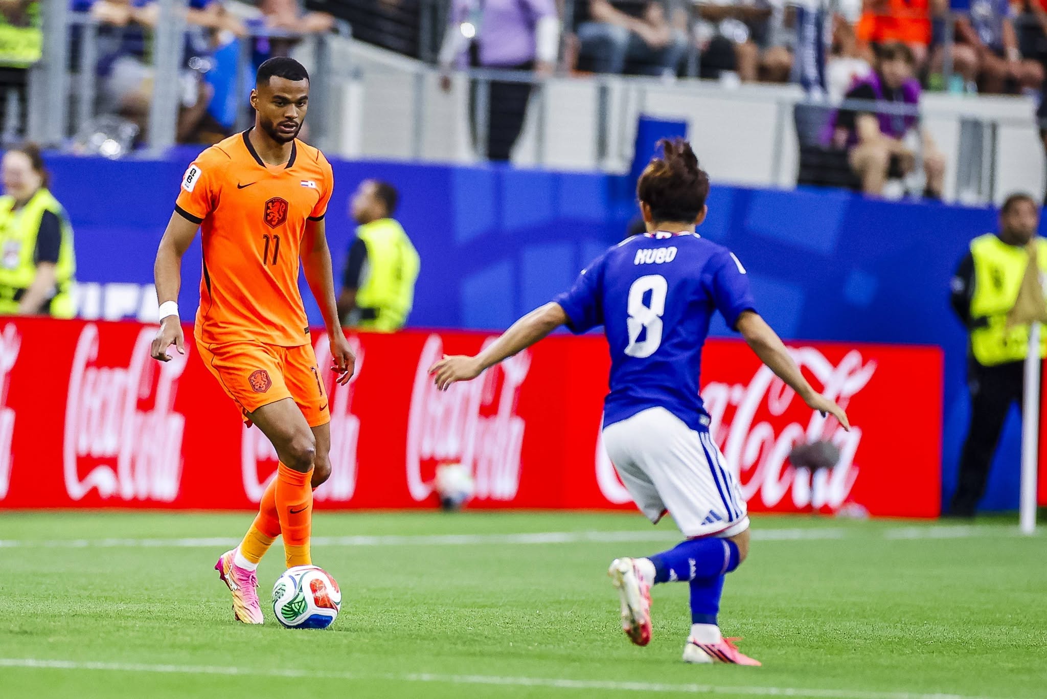 DALLAS, 14-06-2026, Dallas AT&T Stadium, World Cup 2026 Match between Netherlands and Japan. Picture shows Netherlands player Cody Gakpo Netherlands - Japan World Cup 2026 PUBLICATIONxNOTxINxNED x204364137x Copyright: