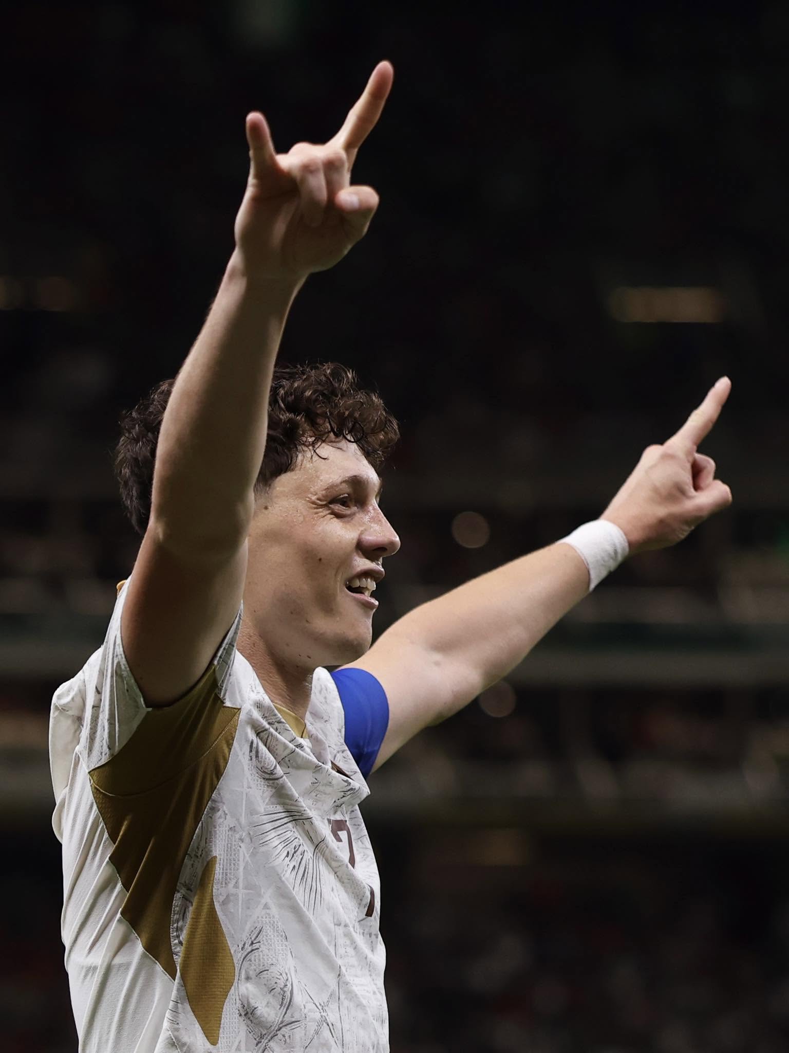 GUADALAJARA, MEXICO - JUNE 11: Ladislav Krejci #7 of Czechia celebrates scoring his team's first goal during the FIFA World Cup 2026 Group A match between Korea Republic and Czechia at Guadalajara Stadium on June 11, 2026 in Guadalajara, Mexico. (Photo by Molly Darlington/Getty Images)