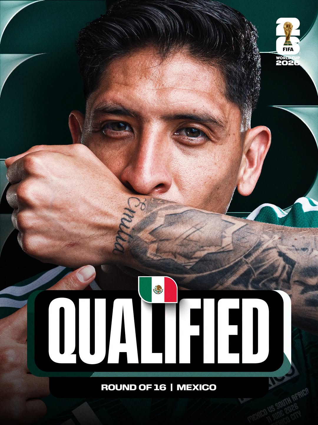 Mexico Clasificado 32avos. de Final Copa Mundial 2026