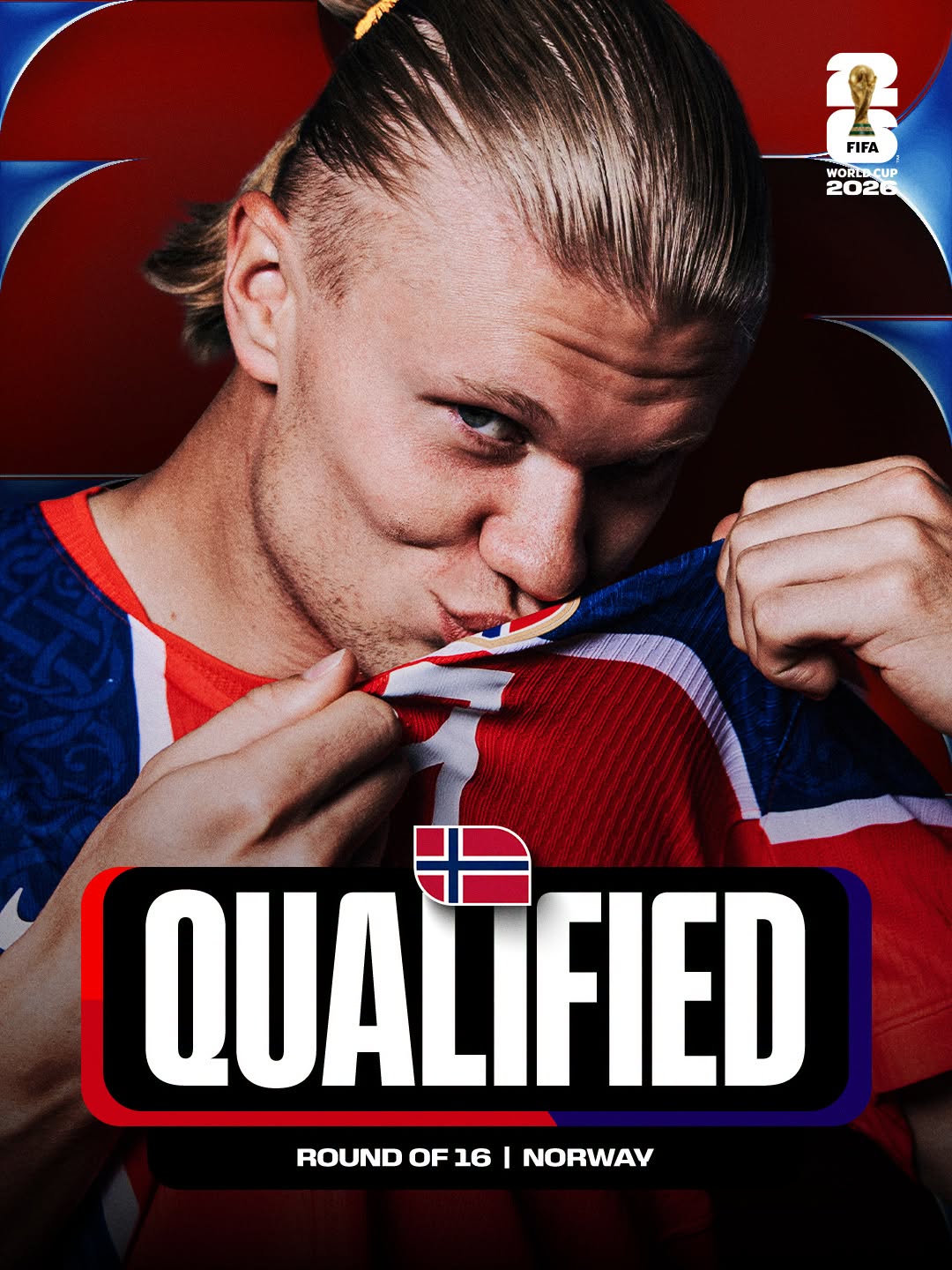 Noruega Clasificado 32avos. de Final Copa Mundial 2026