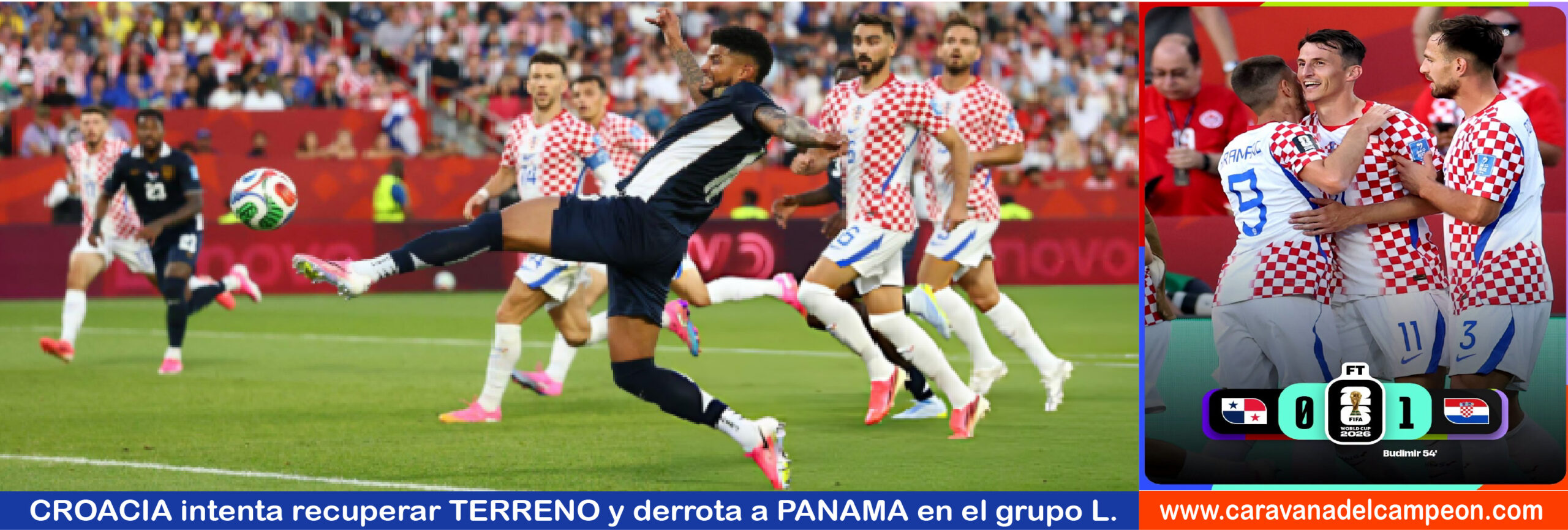 Panama VS Croacia 2da. Fecha Grupo L Copa Mundial 2025