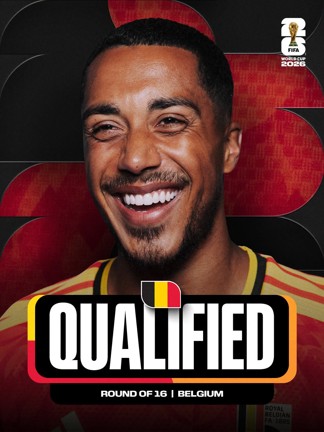 Belgica Clasificado 32avos. de Final Copa Mundial 2026