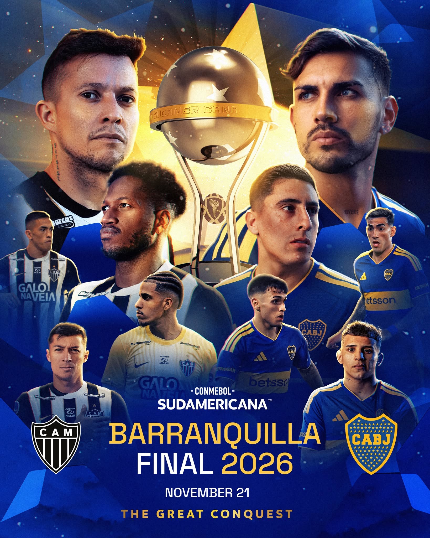 Boca Junior VS Atletico Mineiro Final Copa Sudamericana 2026