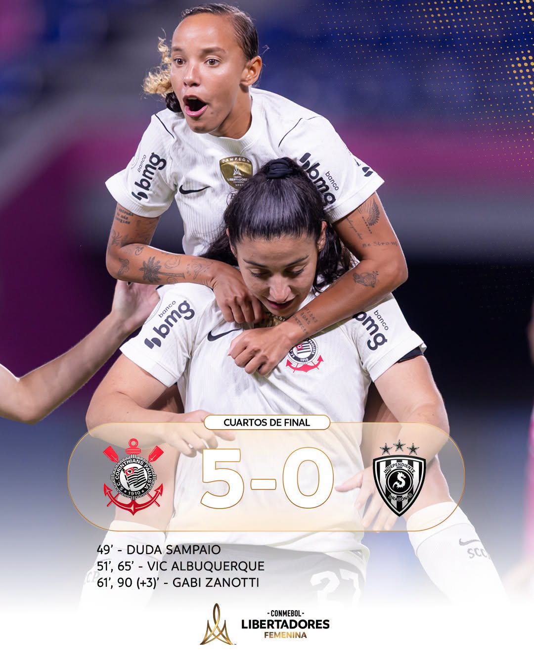 Corinthians VS Dragonas IDV SemiFinales Libertadores Femenina 2026