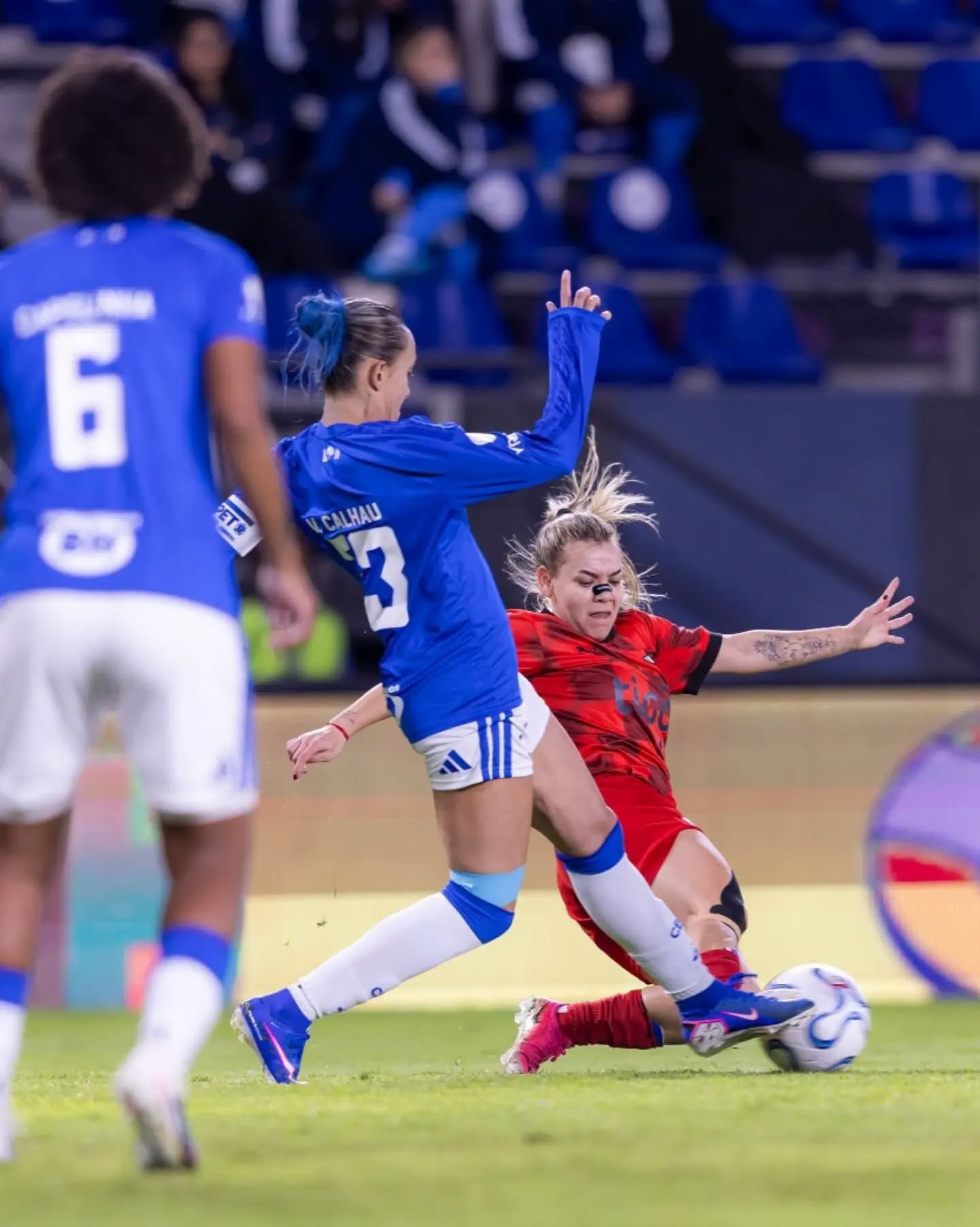 Cruzeiro VS Libertad 4tos. de Finales Libertadores Femenina 3